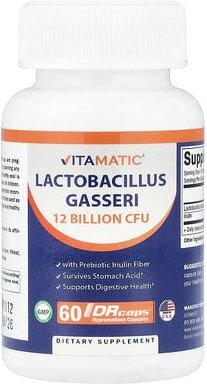 Vitamatic, Lactobacillus gasseri, 60 DRcaps® Hypromellose-Kapseln