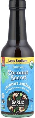 Coconut Secret, Coconut Aminos, Knoblauch, 296 ml (10 fl. oz.)