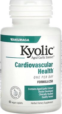 Thumbnail - Kyolic, Aged Garlic Extract, Extrakt aus gereiftem Knoblauch, für die Gesundheit des Herz-Kreislauf-Systems, einmal pro ...