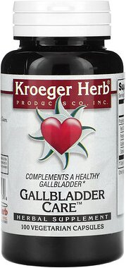 Kroeger Herb Co, Gallenblasenpflege, 100 vegetarische Kapseln