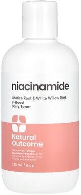 Natural Outcome, Niacinamide, B-Boost Daily Toner, Niacinamid, B-Boost-Gesichtswasser für jeden Tag, ohne Duftstoffe, 23...