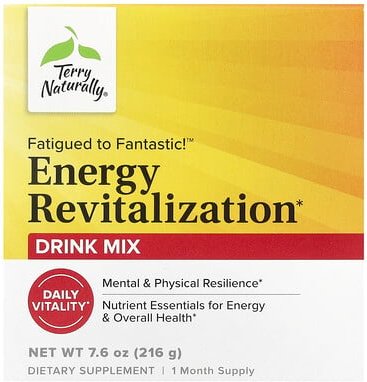 Terry Naturally, Fatigued to Amazing!™ Energy Revitalization Drink Mix, Energie-Revitalisierungs-Trinkmischung, 216 g (7...
