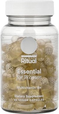 Ritual, Essential for Women, Multivitamin 18+, Multivitamin ab 18, Minze, 60 vegane Kapseln