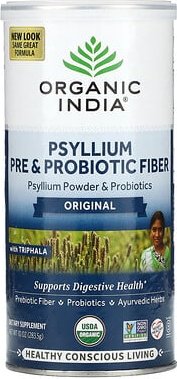 Organic India, Psyllium Pre & Probiotic Ballaststoffe, Original, 283,5 g (10 oz.)