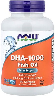NOW Foods, DHA-1000 Fischöl, 90 Weichkapseln