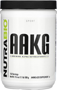 NutraBio, AAKG, 500 g (1,1 lb.)