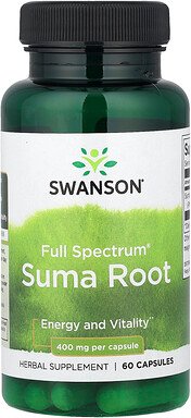 Thumbnail - Swanson, Full Spectrum® Suma Root, Suma-Wurzel, 400 mg, 60 Kapseln