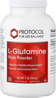 Protocol for Life Balance, Reines L-Glutamin-Pulver, 454 g (1 lb.)