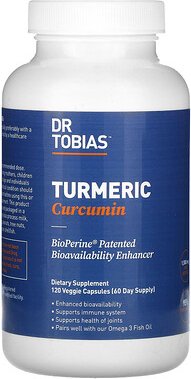 Thumbnail - Dr. Tobias, Kurkuma-Curcumin, 120 pflanzliche Kapseln