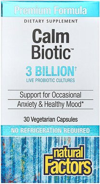 Natural Factors, Calm Biotic™, 3 Milliarden, 30 pflanzliche Kapseln