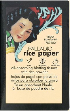 Palladio, Reispapier, ölabsorbierendes Tuch, durchscheinendes RPA2, 40 Tücher