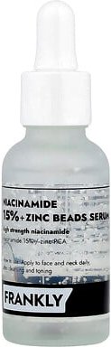 Frankly, Niacinamide 15% + Zinc Beads Serum, Serum mit Niacinamid 15% + Zinkkügelchen, 30 ml (1 fl. oz.)