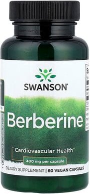 Swanson, Berberine, Berberin, 400 mg, 60 vegane Kapseln
