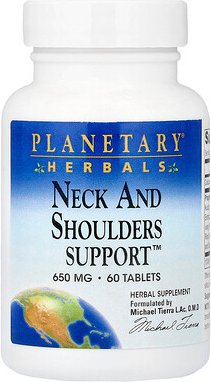 Planetary Herbals, Support™ für Hals und Schultern, 60 Tabletten