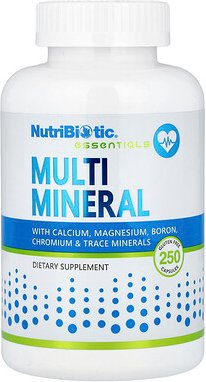 NutriBiotic, Essentials, Multi-Mineral, 250 glutenfreie Kapseln