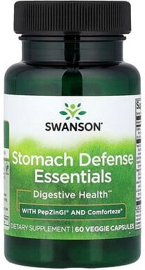 Swanson, Magen-Verteidigungs-Essentials, 60 pflanzliche Kapseln