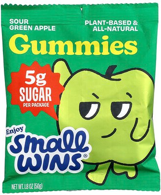 Enjoy Small Wins, Gummies, saurer grüner Apfel, 50 g (1,8 oz.)