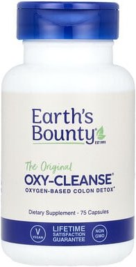 Earth's Bounty, The Origianl Oxy-Cleanse®, Oxygen-Based Colon Detox, sauerstoffbasierte Darmentgiftung, 75 Kapseln