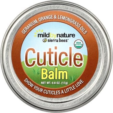 Mild By Nature, Sierra Bees™, Cuticle Care Balm, Nagelhautpflege-Balsam, Geranie, Orange und Zitronengras, 17 g (0,6 oz....