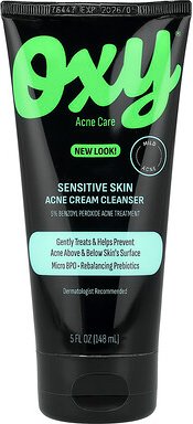 Oxy Skin Care, Sensitive Skin Acne Cream Cleanser, Reinigungscreme für empfindliche Haut und Akne, 148 ml (5 fl. oz.)