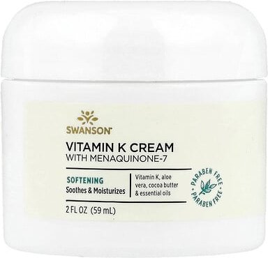 Thumbnail - Swanson, Vitamin K Cream with Menachinon-7, Creme mit Vitamin K mit Menachinon-7, 59 ml (2 fl. oz.)