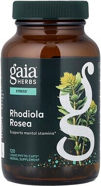 Thumbnail - Gaia Herbs, Rhodiola rosea, Rosenwurz, 120 flüssige Phyto-Caps® (120 mg pro Verschlusskappe)