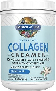 Garden of Life, Kaffeeweißer mit Kollagen von grasgefütterten Kühen, Creamy Vanilla, 330 g (11,64ִ oz.)