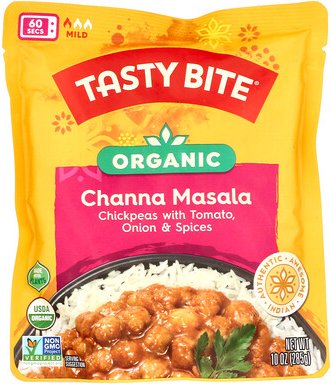 Tasty Bite, Organic Channa Masala, Bio-Channa Masala, mild, 285 g (10 oz.)