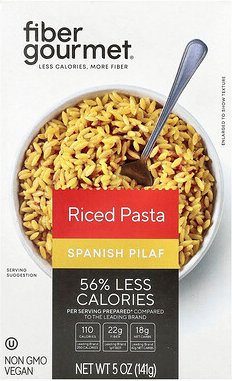 Fiber Gourmet, Riced Pasta, Reisnudeln, spanischer Pilaw, 141 g (5 oz.)