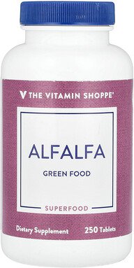 The Vitamin Shoppe, Alfalfa, Alfalfa, 250 Tabletten