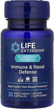 Life Extension, FLORASSIST® Probiotic, Immune & Nasal Defense, Probiotikum und Nasenabwehr, 30 pflanzliche Kapseln