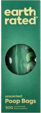 Earth Rated, Hundekotbeutel, duftneutral, 300 Beutel