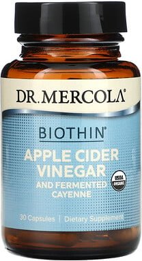 Dr. Mercola, Fermentierter Apfelessig mit Cayenne, 30 Kapseln