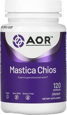 Advanced Orthomolecular Research AOR, Mastica Chios, Mastica Chios, 400 mg, 120 Kapseln