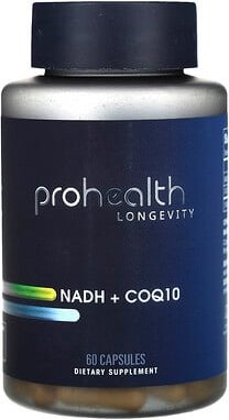 ProHealth Longevity, NADH + CoQ10, 60 Kapseln