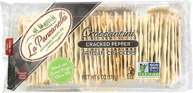 La Panzanella, Croccantini Artisan Cracker, Cracked Pepper, 170 g (6 oz.)