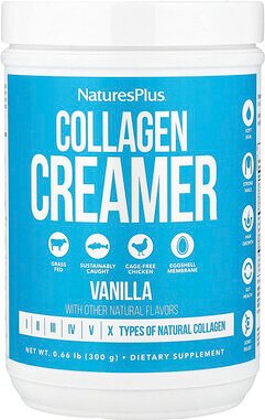 NaturesPlus, Collagen Creamer, Vanille, 300 g (0,66 lb.)