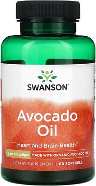 Swanson, Avocadoöl, 1.000 mg, 60 Weichkapseln