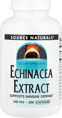 Source Naturals, Echinacea-Extrakt, 500 mg, 200 Kapseln
