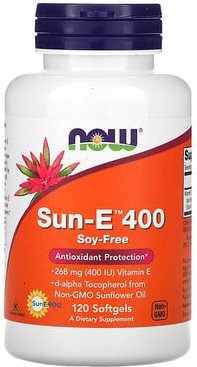 NOW Foods, Sun-E 400, 268 mg (400 IU), 120 Weichkapseln