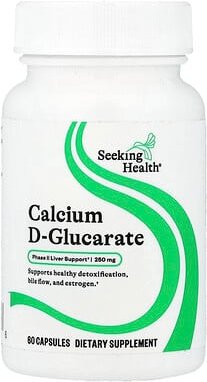 Seeking Health, Calcium D-Glucarate, Calcium-D-Glucarat, 250 mg, 60 Kapseln