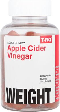 T-RQ, Fruchtgummi für Erwachsene, Apfelessig, 60 Fruchtgummis