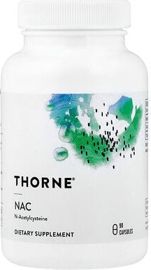 Thorne, NAC, Nahrungsergänzungsmittel, 90 Kapseln (650 mg pro Kapsel)