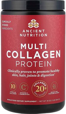 Thumbnail - Ancient Nutrition, Multi Collagen Protein, Multi-Kollagen-Protein, 454,5 g (1 lb.)