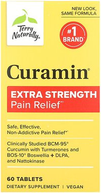 Terry Naturally, Curamin, Pain Relief, Schmerzlinderung, 60 Tabletten