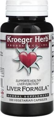 Kroeger Herb Co, Leber-Formel, 100 vegetarische Kapseln
