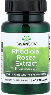 Thumbnail - Swanson, Rhodiola Rosea Extract, 60 Kapseln