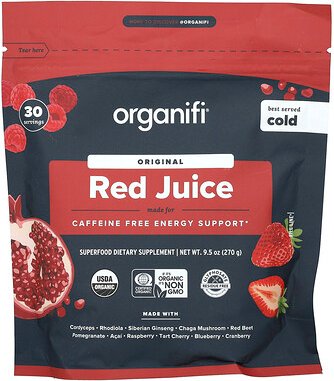 Organifi, Original Red Juice, originaler roter Saft, koffeinfrei, 270 g (9,5 oz.)