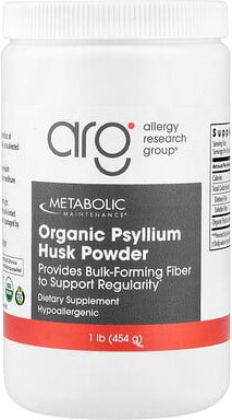 Metabolic Maintenance, Organic Psyllium Husk Powder, Bio-Flohsamenschalenpulver, 454 g (1 lb.)