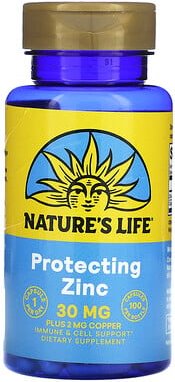 Nature's Life, Zink, 30 mg, 100 Kapseln